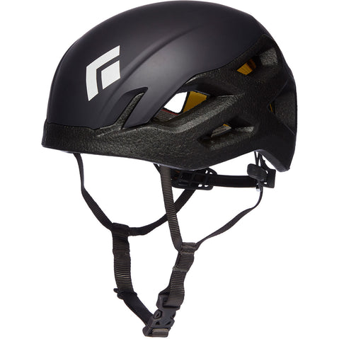 Black Diamond Vision MIPS Rock Climbing Helmet in Black angle