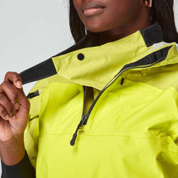 NRS Women's Riptide Paddling Jacket citrus neck adjustment