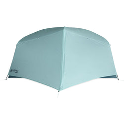 Nemo Equipment Aurora 2 Person Camping Tent With Footprint in Frost/Silt fly front