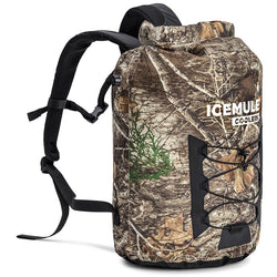IceMule Pro Cooler in RealTree Edge angle
