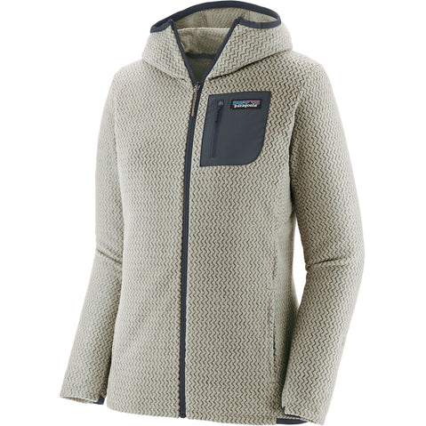 Patagonia Women's R1 Air Full-Zip Hoody in Wool White
