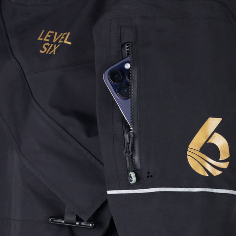 Level Six Odin Black Out Dry Suit in Black pocket