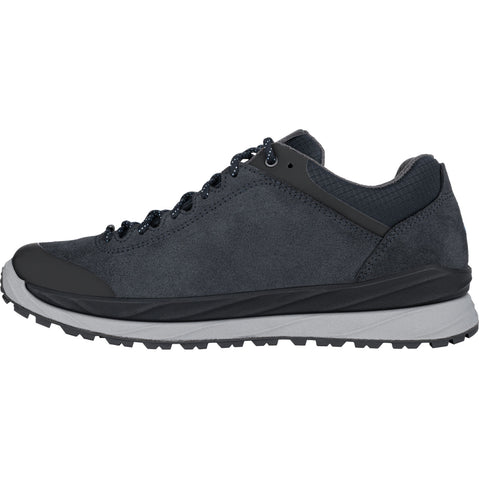 Lowa Women's Malta GTX Lo Hiking Shoes in Navy/Ice Blue left side