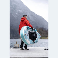 Spinera Inflatables Adriatic 140 Inflatable Kayak mother and daugher paddling