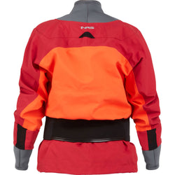 NRS Women's Rev GORE-TEX Pro Dry Top in Poppy/Vino back