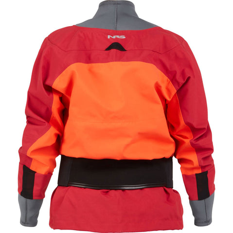 NRS Women's Rev GORE-TEX Pro Dry Top in Poppy/Vino back