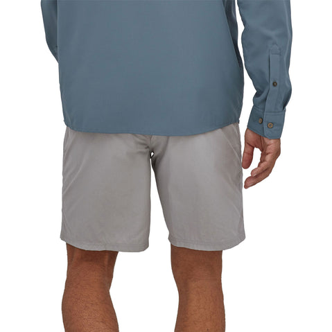 Patagonia Men's Sandy Cay Shorts in Classic Tan model back