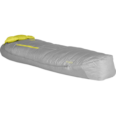 Nemo Equipment Women's Riff 15-Degree Endless Promise Down Sleeping Bag in Titanium foot