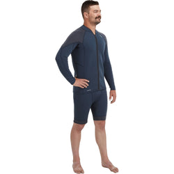 NRS Men's Ignitor Wetsuit Shorts in Slate model front