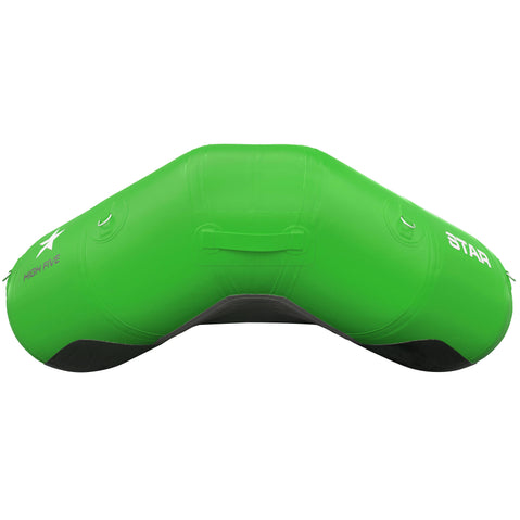Star High Five 9.5 Self-Bailing Raft in Lime front