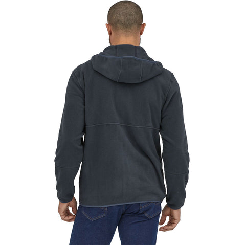 Patagonia Men's Microdini Hoody Pitch Blue model back