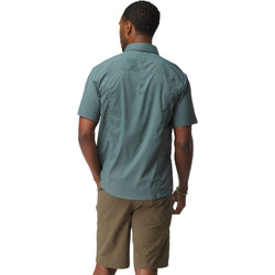 NRS Men's Gear Short Sleeve Shirt in Slate model back