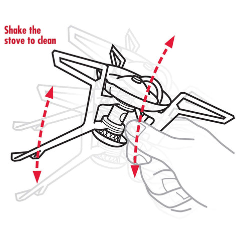 MSR Whisperlite International Camping Stove shaker