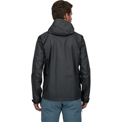 Patagonia Men's TorrentShell 3L Rain Jacket black model 2 back