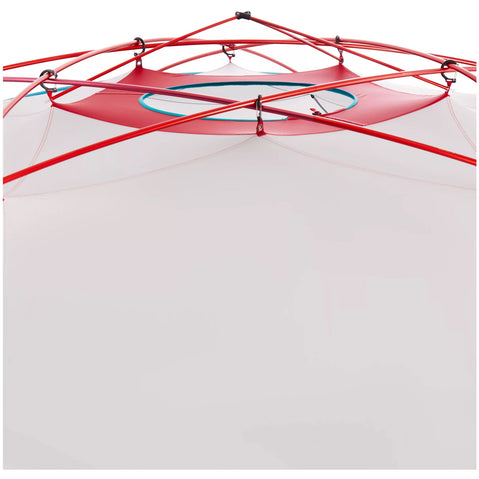 Mountain Hardwear Space Station Dome Basecamp Tent in Alpine Red top