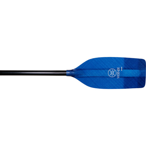 Werner Bandito 3-Piece Travel Fiberglass Canoe Paddle in Blue  blade