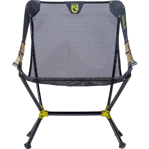 Nemo Moonlite Reclining Camp Chair in Black Pearl front