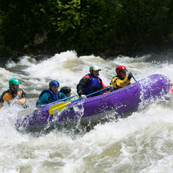 AIRE Super Duper Puma Self-Bailing Raft with 2 Thwarts lifestyle