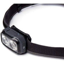 Black Diamond Onsite 375 Climbing Headlamp in Graphite side