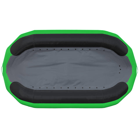Star High Five 9.5 Self-Bailing Raft in Lime bottom