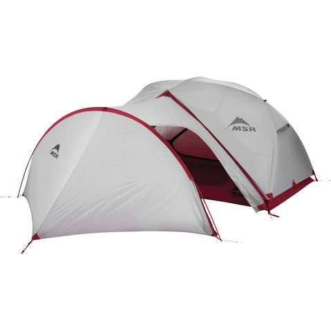 MSR Gear Shed Vestibule with door open