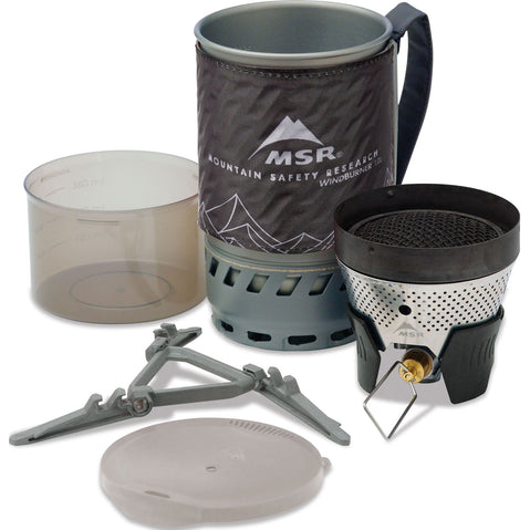 MSR WindBurner 1.0L Stove System in Black contents