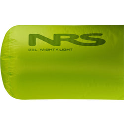 NRS MightyLight Dry Sack in Lime 25 liter side