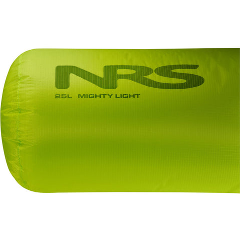 NRS MightyLight Dry Sack in Lime 25 liter side