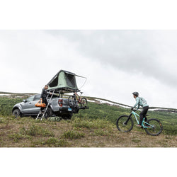 Thule Basin Wedge 2 Hardshell Roof Top Tent in Black lifestyle