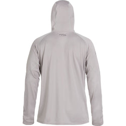 NRS Men's Lightweight Hoodie in Titanium back