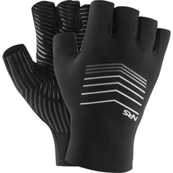 NRS Guide 1.5mm Neoprene Half-Finger Gloves in Black pair