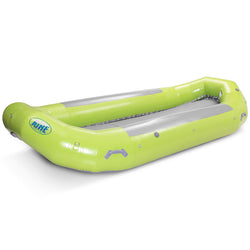 AIRE 136 Double-D Raft in Lime angle