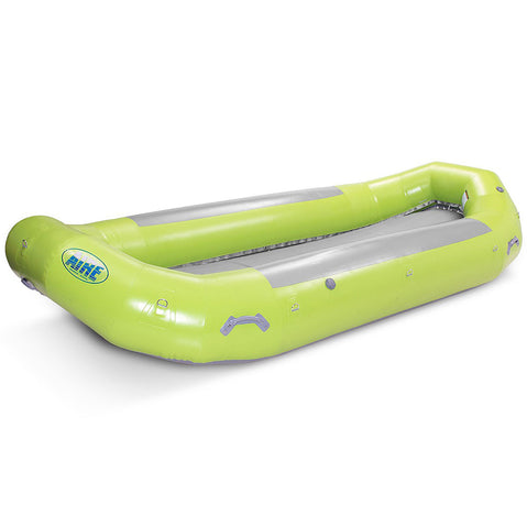 AIRE 136 Double-D Raft in Lime angle