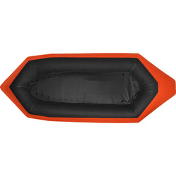 NRS Pulsar Packraft in Orange xl size bottom view