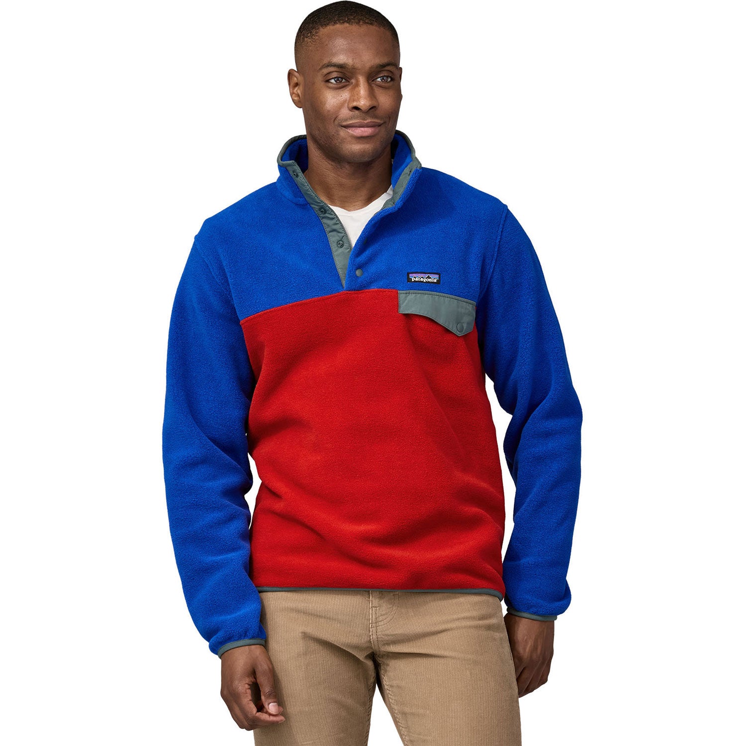 トップス patagonia simple best Patagonia Men's Lightweight Synchilla Snap-T Pullover Top (Closeout)