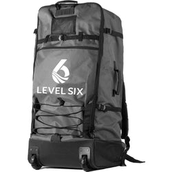 Level 6 Eleven Six Ultralight Inflatable SUP Board Package in Pine Forest roller bag