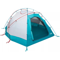 Mountain Hardwear Trango 4-Person Mountaineering Tent in Alpine Red no fly open