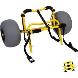 Suspenz Deluxe Mid-V Balloon Sand Kayak Cart front