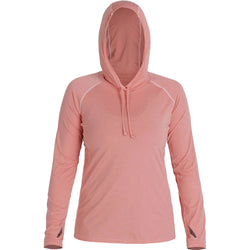NRS Women's Silkweight Hoodie in Mauve front
