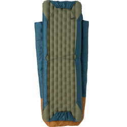 Big Agnes Echo Park 35 Degree Synthetic Sleeping Bag in Tapestry/Brown Sugar sleeping pad