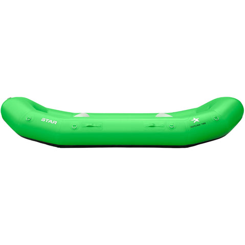 Star Outlaw 130 Self-Bailing Raft in Lime side