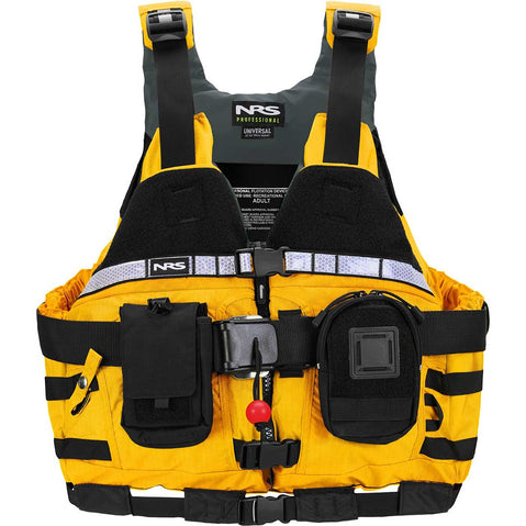 NRS Rapid Rescuer Lifejacket (PFD) in yellow front view