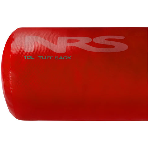 NRS Tuff Sack Dry Bag in Red 10L side