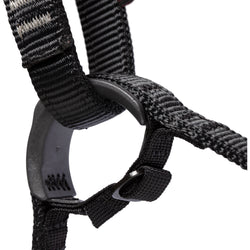 Mammut Ophir 4 Slide Rock Climbing Harness in Black/Safety Orange detail