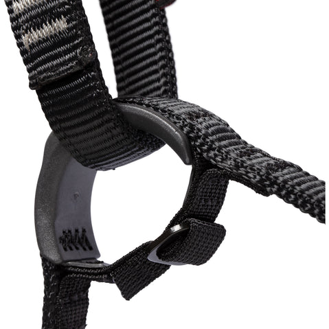 Mammut Ophir 4 Slide Rock Climbing Harness in Black/Safety Orange detail