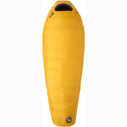 Big Agnes Lost Dog 30 Degree Synthetic Sleeping Bag in Yellow/Navy front