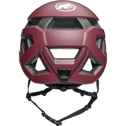 Mammut Crag Sender Rock Climbing Helmet in Blood Red back