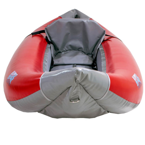 AIRE Outfitter I Inflatable Kayak in red front view