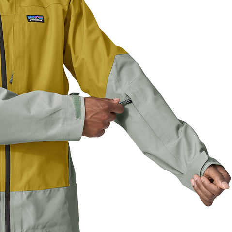 Patagonia Men's Storm Shift Jacket Shrub Green sleeve pocket
