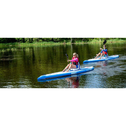 Sea Eagle NeedleNose 126 Inflatable SUP Board Pro Package lifestyle